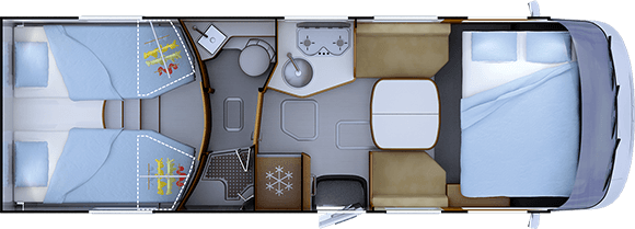 Implantation Nuit RAPIDO 8066dF