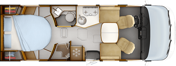 Implantation Jour RAPIDO 8086dF