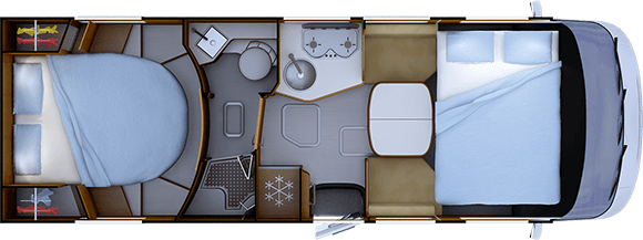 Implantation Nuit RAPIDO 8086dF