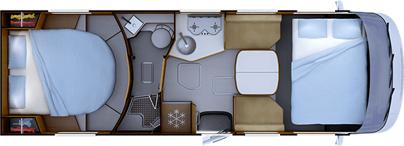 Implantation Nuit RAPIDO 8096dF