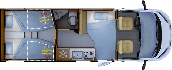 Implantation Nuit RAPIDO C55