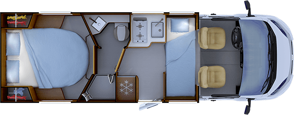 Implantation Nuit RAPIDO C86