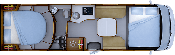 Implantation Nuit RAPIDO i196M