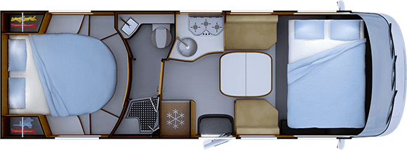 Implantation Nuit RAPIDO i96M ALDE