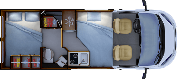 Implantation Nuit RAPIDO V55