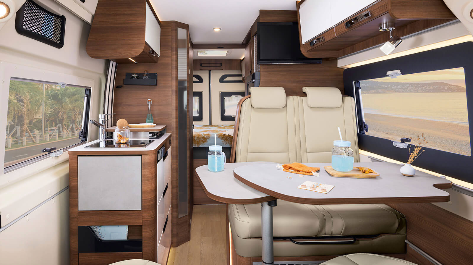 PHOTOS INTÉRIEURES RAPIDO Camping-car V55