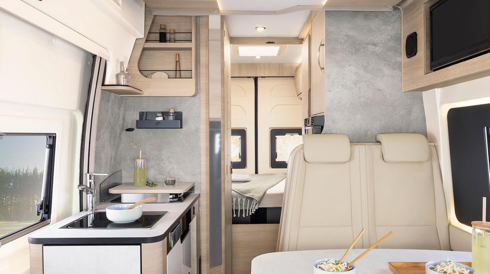 PHOTOS INTÉRIEURES RAPIDO Camping-car V65 XL