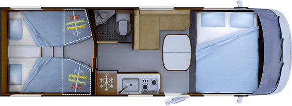 Implantation Nuit RAPIDO C55i