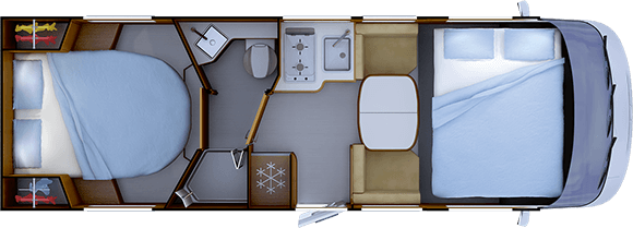 Implantation Nuit RAPIDO C86i